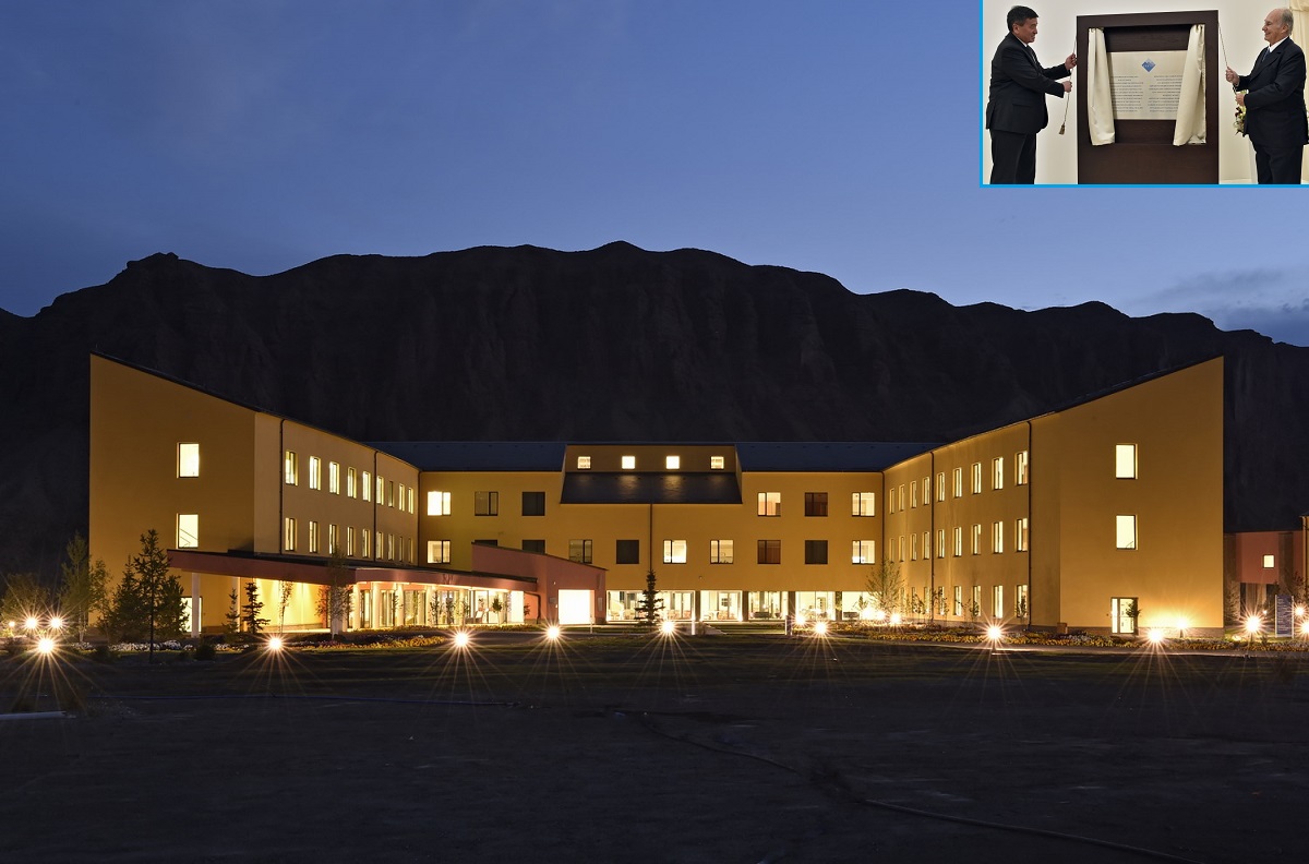 The UCA Naryn Campus reflects the first of a multi-phase construction plan.