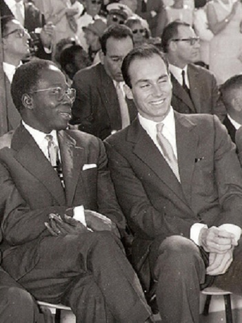 19610407_Aga Khan and President Senghor at Senegal Independence Day Celebrations in Dakar