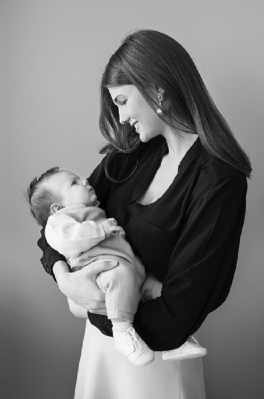 Princess Salwa Aga Khan gazes lovingly at her baby boy, Prince Sinan. The Ismaili Barakah