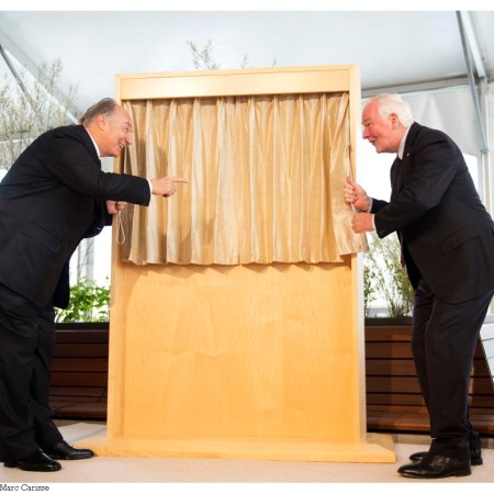 Governor General and Aga Khan at opening of the global centre for pluralism