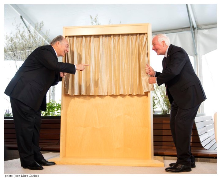 Governor General and Aga Khan at opening of the global centre for pluralism