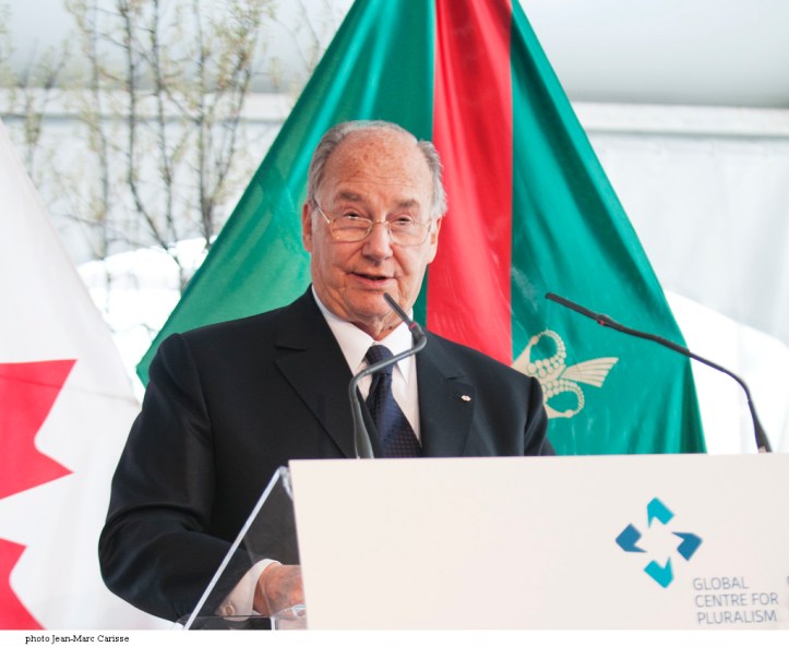 The Aga Khan delivering his remarks at the official opening of the Global Centre for Pluralism in Ottawa, Canada, on May 16, 2017. Photo: Jean-Marc Carisse.