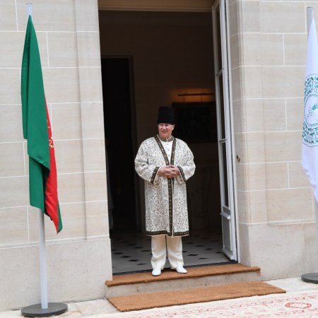 Aga Khan and the Flag of the Ismaili Imamat