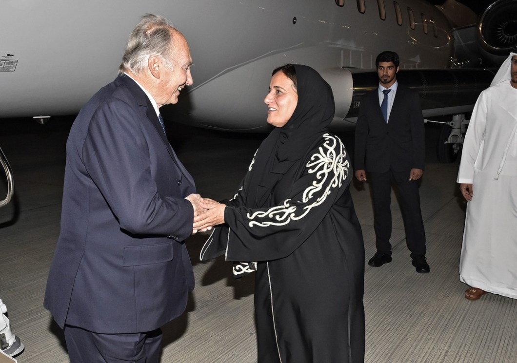 Aga Khan arrival for Aga Khan Award for Architecture