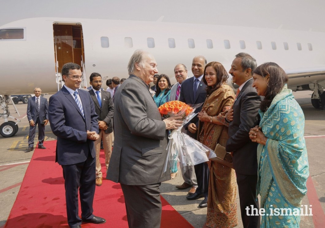 Aga Khan Diamond Jubilee arrival in Mumbai