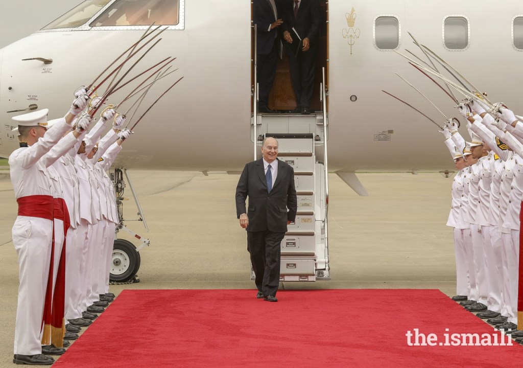 Aga Khan IV arrives in Houston for his Diamond Jubilee