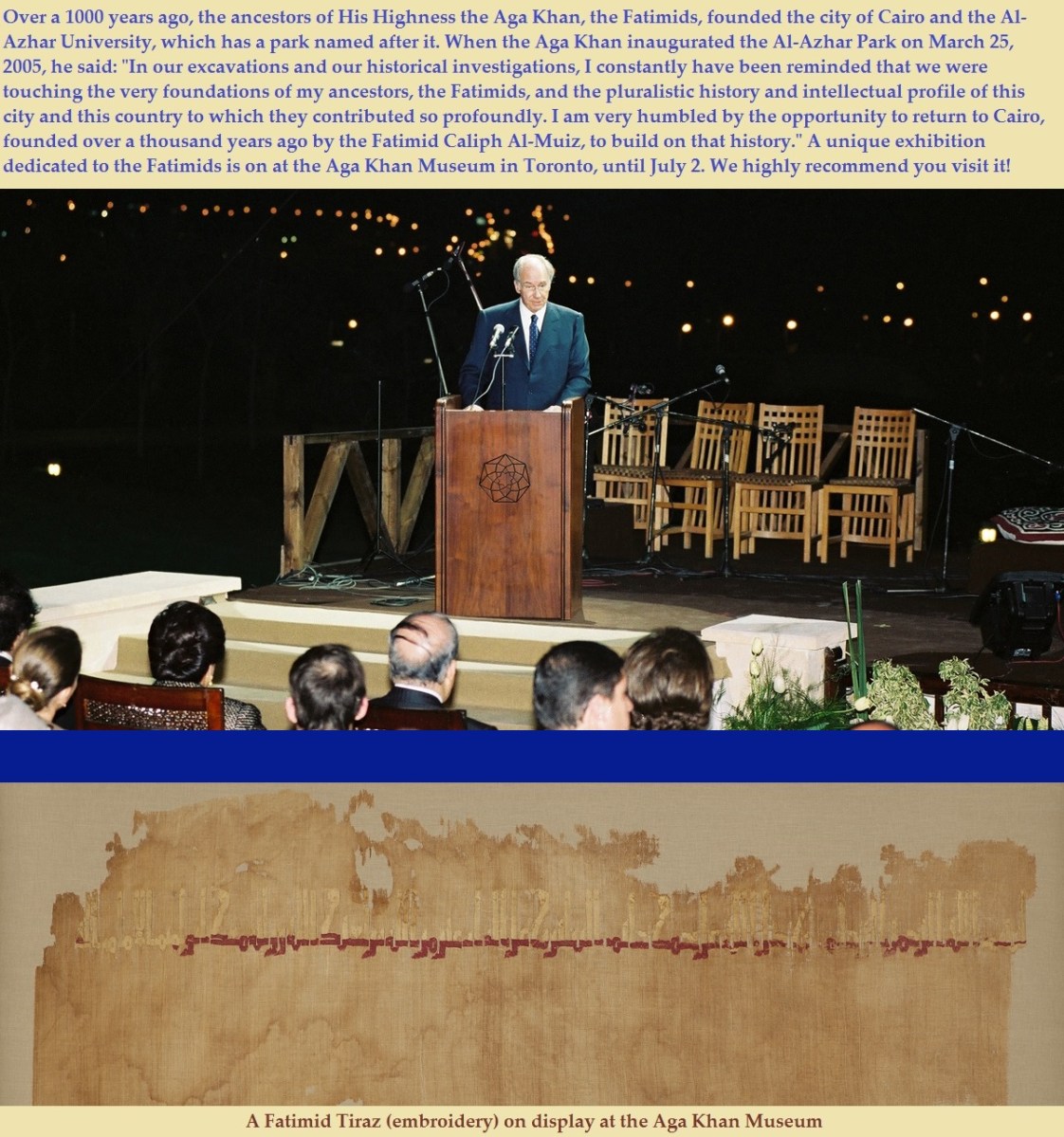 As the Aga Khan’s Diamond Jubilee Year draws to a close, you should try ...