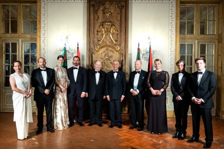 Aga Khan family with Portuguese president