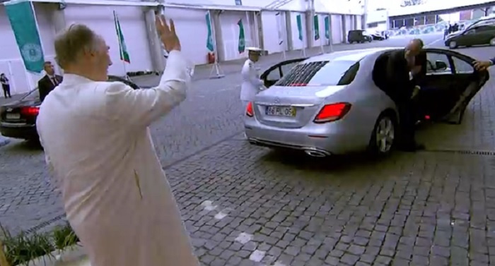 Aga Khan Diamond Jubilee Lisbon bidding farewll to Portuguese president