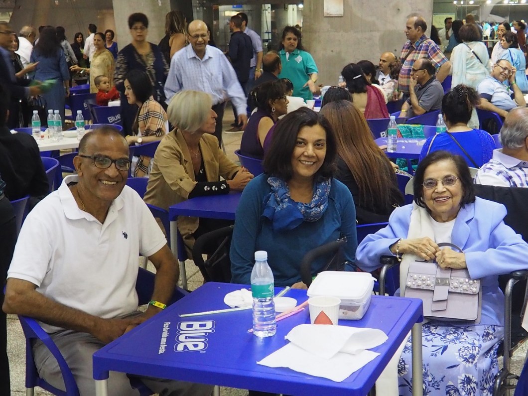 Salim and Nasreen Rahemtuall with Mrs. Merchant