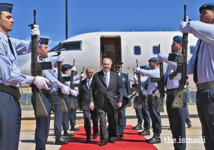 Aga Khan arrives in Lisbon for his Diamond Jubilee