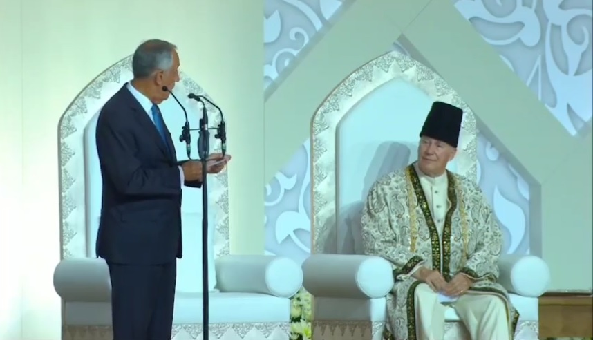 Aga Khan welcomes President of Portugal to Darbar 02