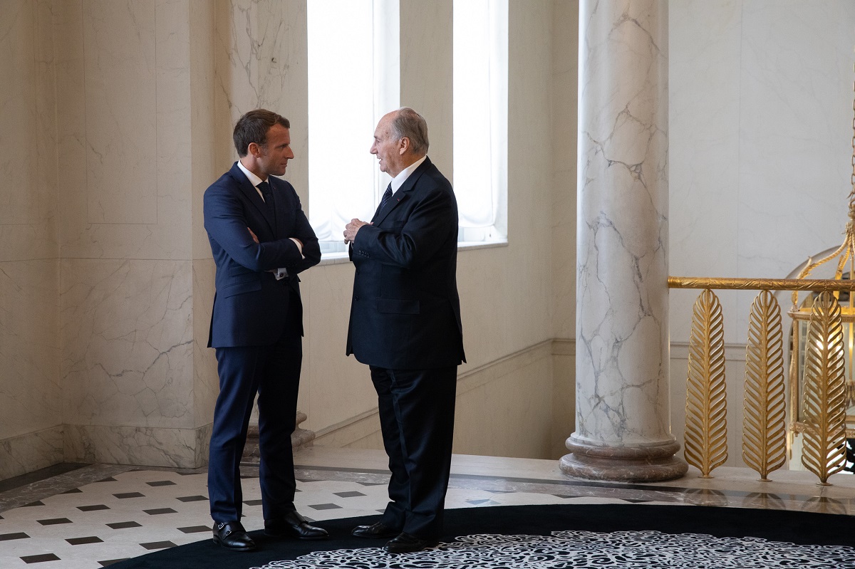 201809_aga khan and French president macron at elysee palace m