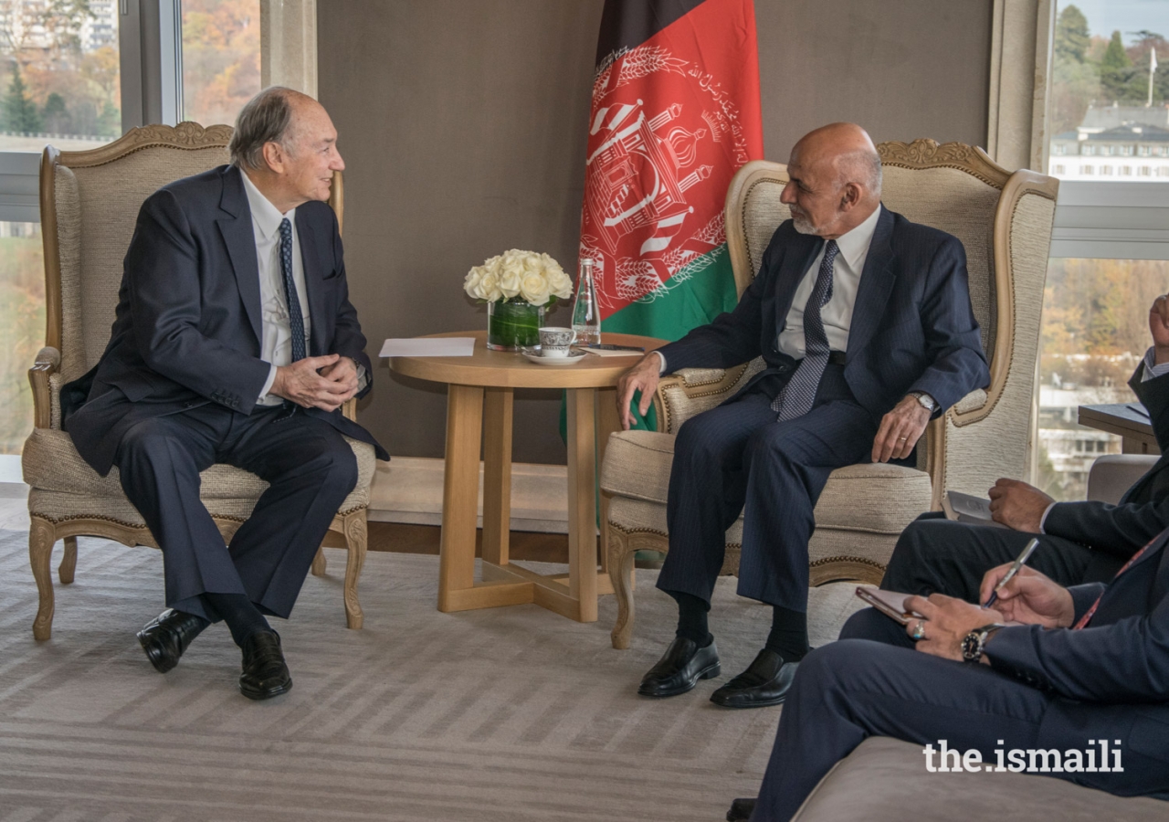 20181126_mawlana hazar imam and ashraf ghani _afghanistan conference geneva_