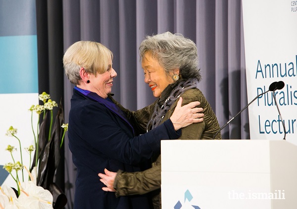 adrienne clarkson and karen armstrong 2018 annual pluralism lecture aga khan centre london s