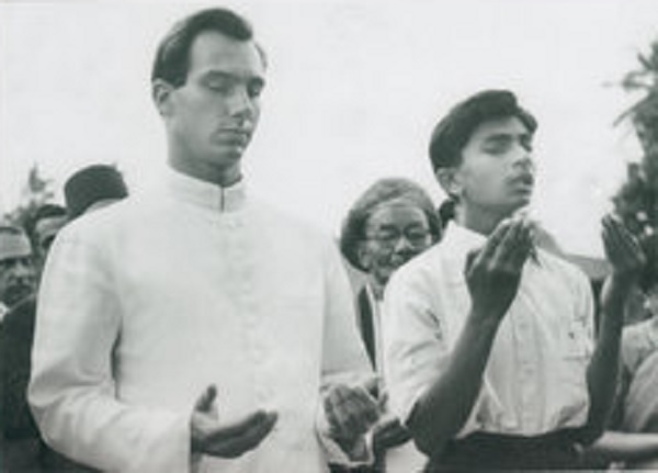 Aga Khan and Ahamed Ismail 1957 Dar es Salaam