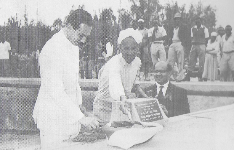 Aga Khan Mawlana Hazr Imam foundation ceremony swimming pool