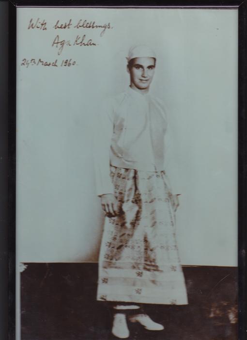 Aga Khan in Burmese attire during Navroz