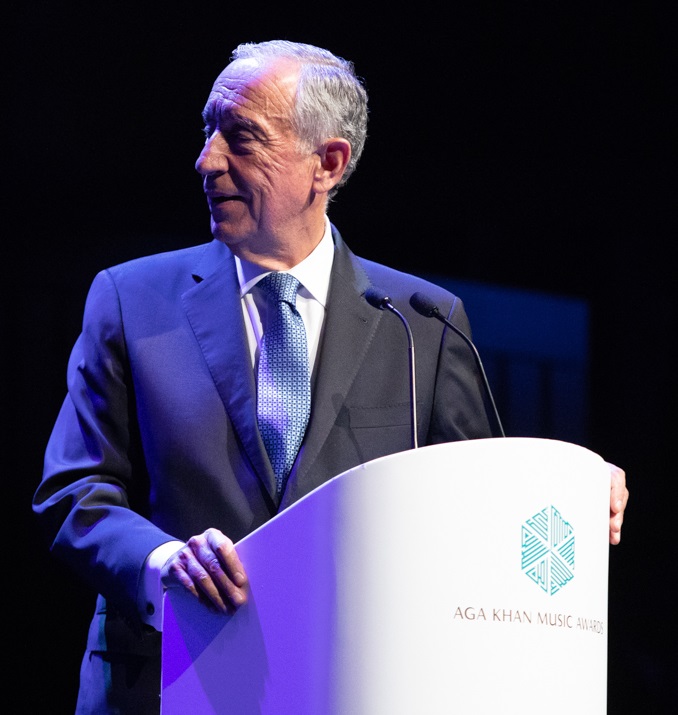 His Excellency President Marcelo Rebelo de Sousa ga Khan Music Awards Gulbenkian March 31 2019