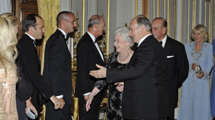 Aga Khan Golden Jubilee at Buckingham Palace