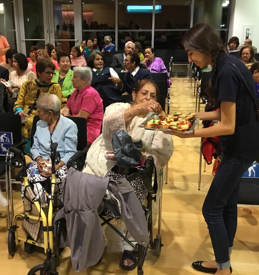 Ismaili Centre Toronto September 29 2019 Sherbet and cake Prince Hussain Aga Khan marriage, Barakah