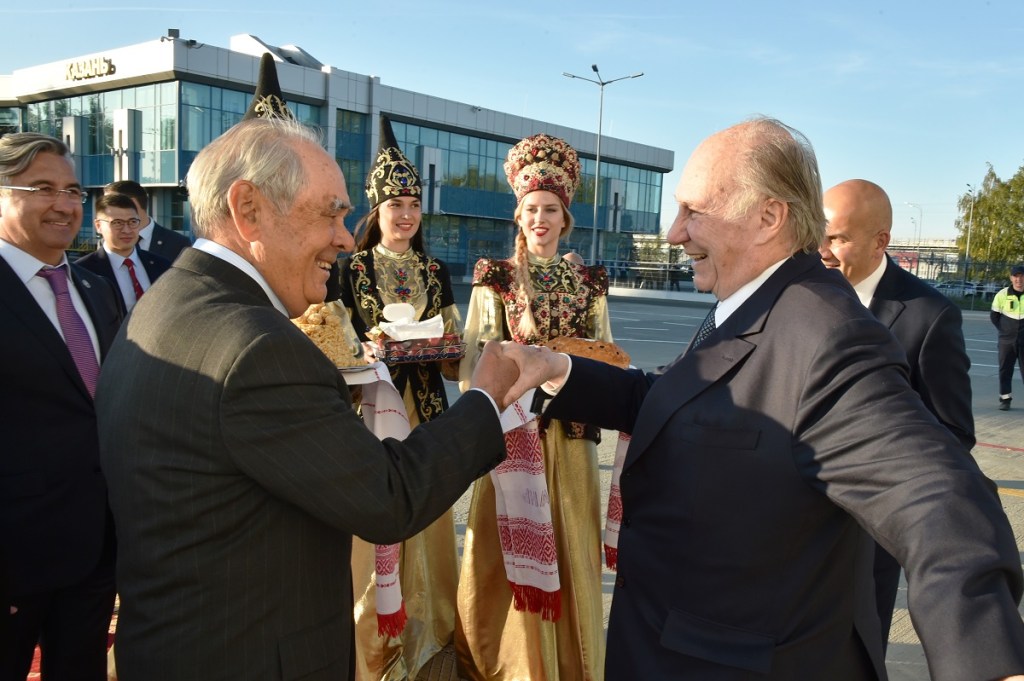 Aga Khan arrived in Kazan September 11, 