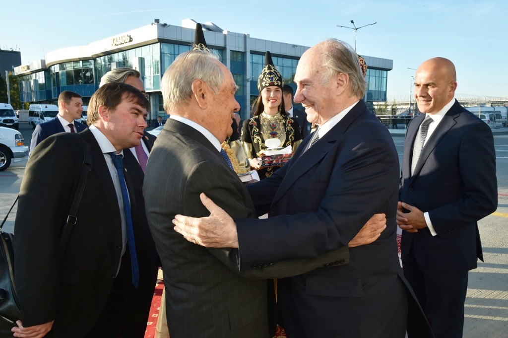 Aga Khan arrives in Kazan on September 11, 2019
