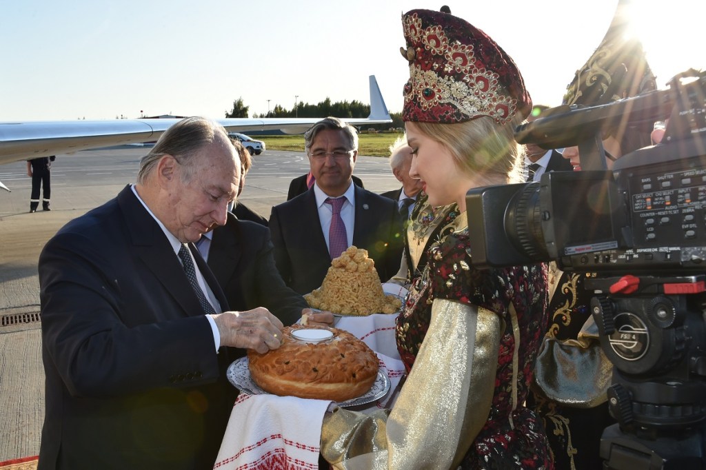 Aga Khan arrives in Kazan