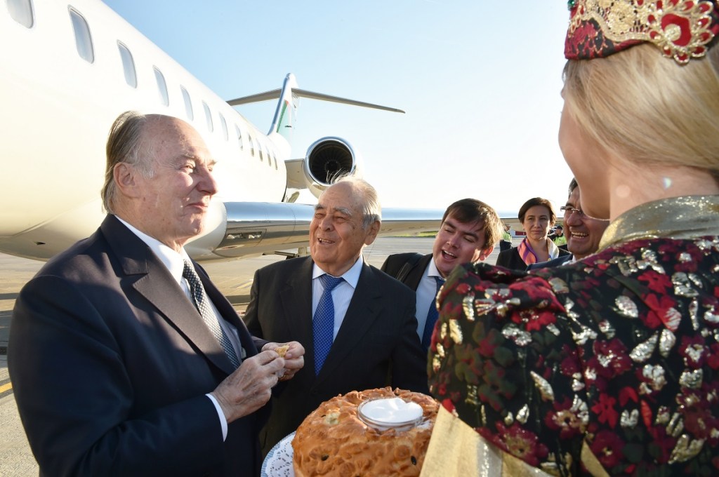 Aga Khan arrives in Kazan