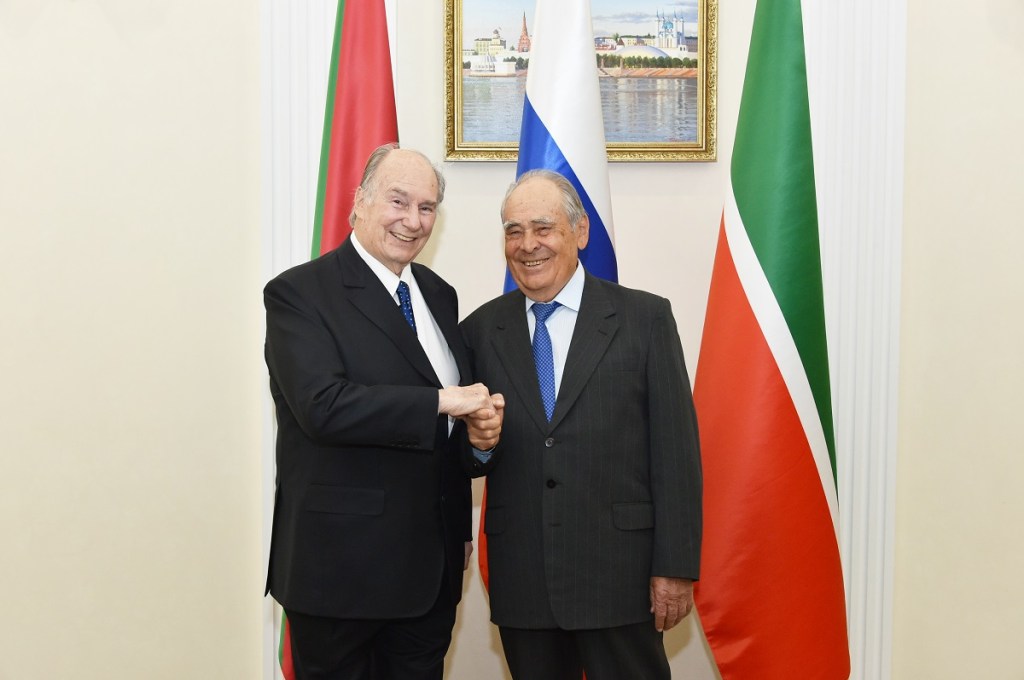 Aga Khan Meets Mintimer Shaimiev