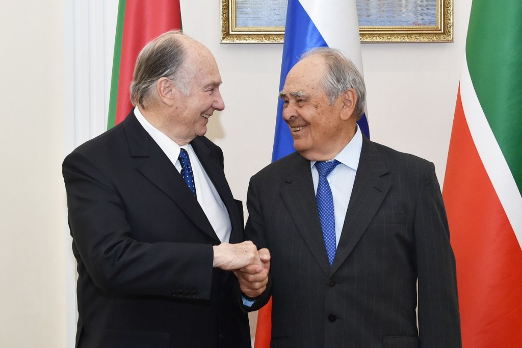 Aga Khan Meets Mintimer Shaimiev
