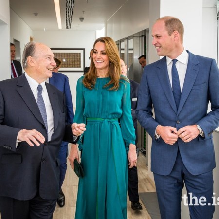 Aga Khan and the British Monarchy, Barakah, Prince William at Aga Khan Centre