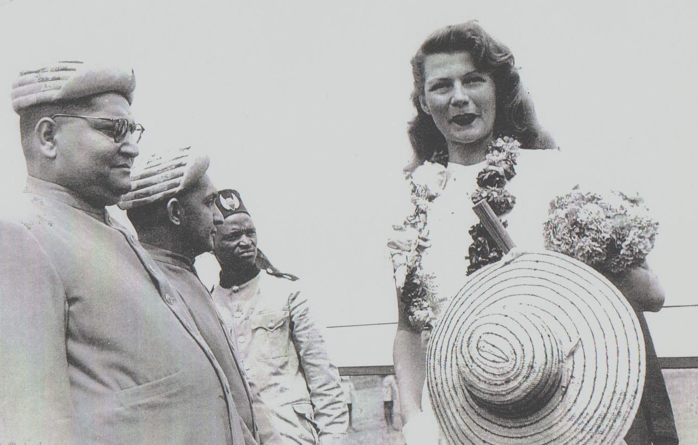 Prince Aly Khan and Rita Hayworth visit Arusha, Tanganyika, now Tanzania, in 1951