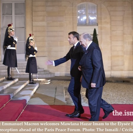 Aga Khan and Macron at Elysee Palace Featured Photo