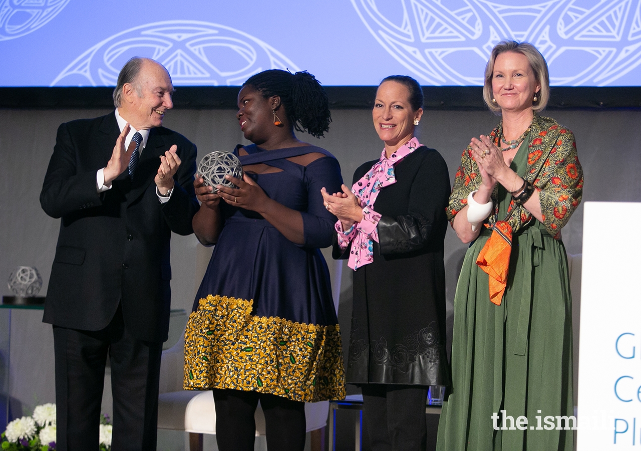 2019 Global Pluralism Award Winner with Aga Khan