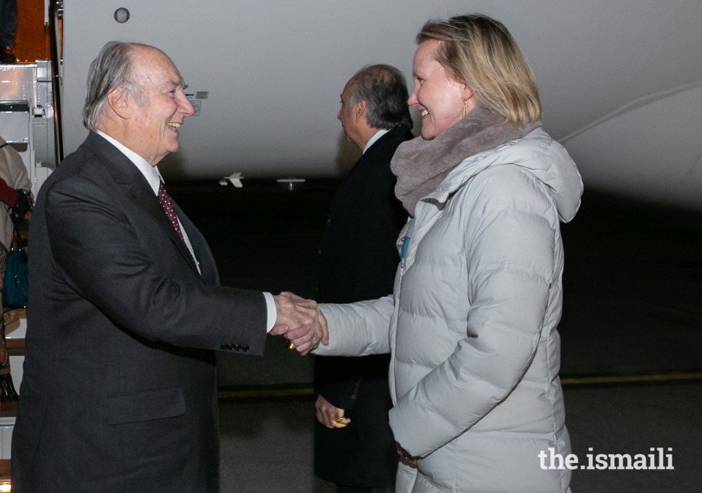 Aga Khan arrives in Ottawa for 2019 Global Pluralism Award Barakah
