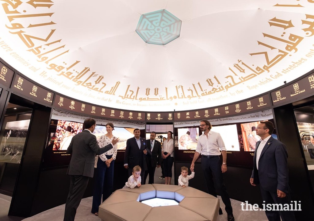 Prince Rahim, Princess Salwa Aga Khan, Prince Irfan and Prince Sinan Aga Khan in Lisbon