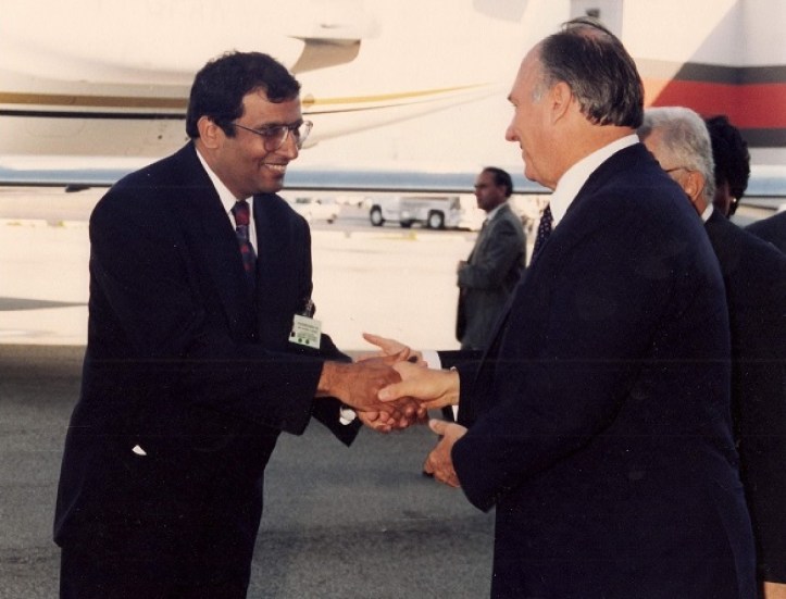 His Highness the Aga Khan, Mawlana Hazar Imam and Nazir Nensi