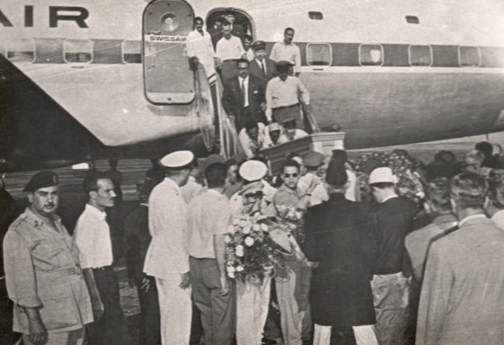 Aga Khan visits to South Africa, East Africa and Aga Khan III burial in Aswan, Egypt, and ceremonial installation of Aga Khan IV.  Barakah and Simerg photos from Zul Khoja Collection.