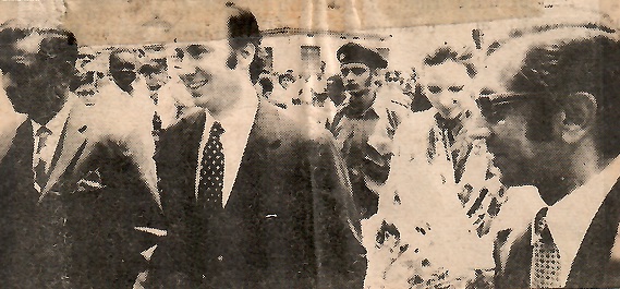 Aga Khan and Begum Aga Khan in Jinja, Uganda, Barakah and Simerg