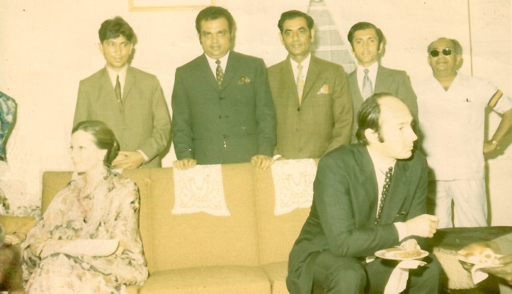 Aga Khan, Mawlana Hazar Imam, Begum Salimah at Aga Khan Council Chambers in Jinja, Uganda, 1972. Simerg and Barakah Photo