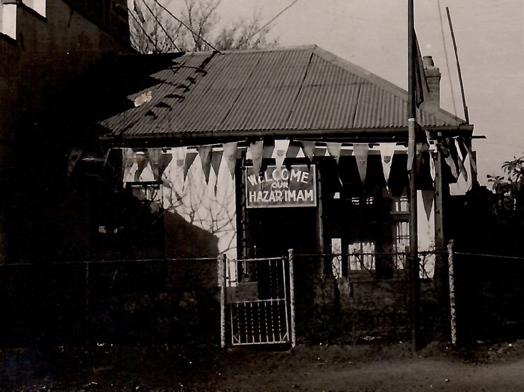 Aga Khan visits to South Africa, East Africa and Aga Khan III burial in Aswan, Egypt, and ceremonial installation of Aga Khan IV.  Barakah and Simerg photos from Zul Khoja Collection.