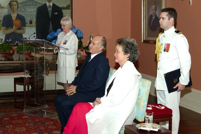 Order of Canada decoration to His Highness the Aga Khan Barakah and Simerg