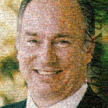 His Highness the Aga Khan, the closer you come the more you will see him