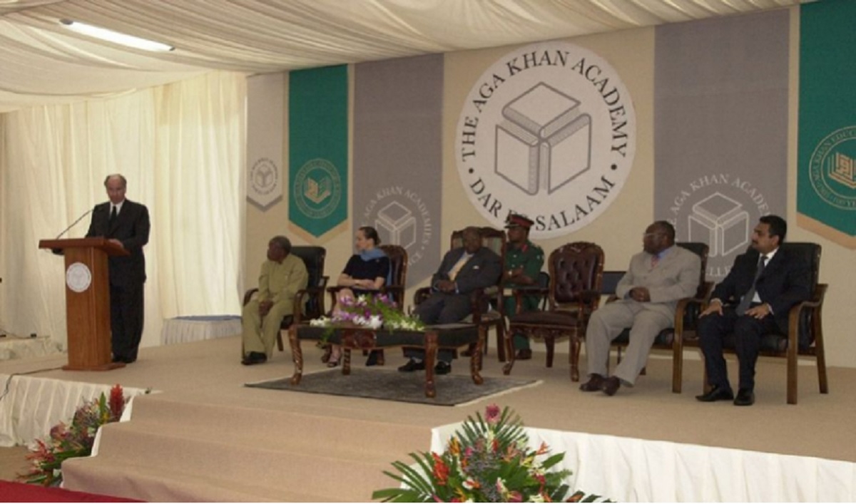 Aga Khan and President Mkapa at Aga Khan Academy Foundation Ceremony Barakah