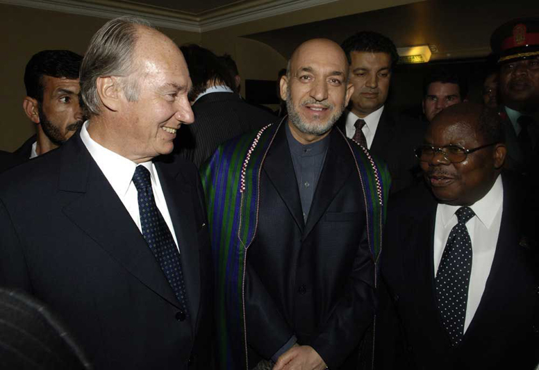 His Highness the Aga Khan attending the Die Quadriga prize award ceremony, Barakah