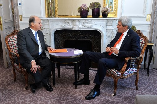 Aga Khan and John Kerry