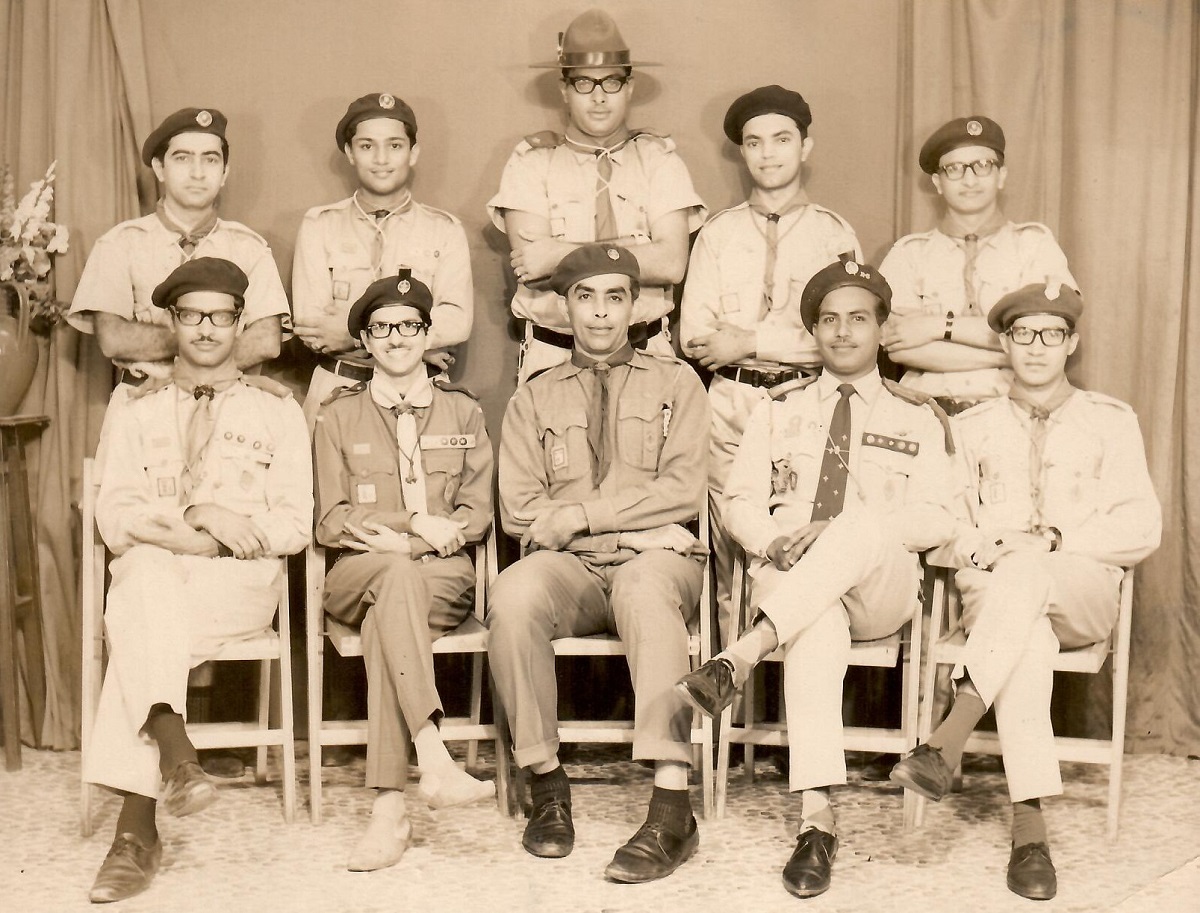Nizar Datoo with Ismaili scout leaders
