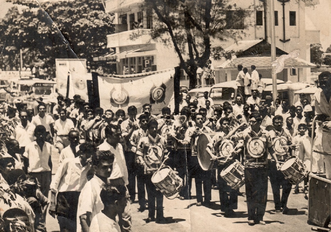 Ismaili scouts march at anganyika's independence day