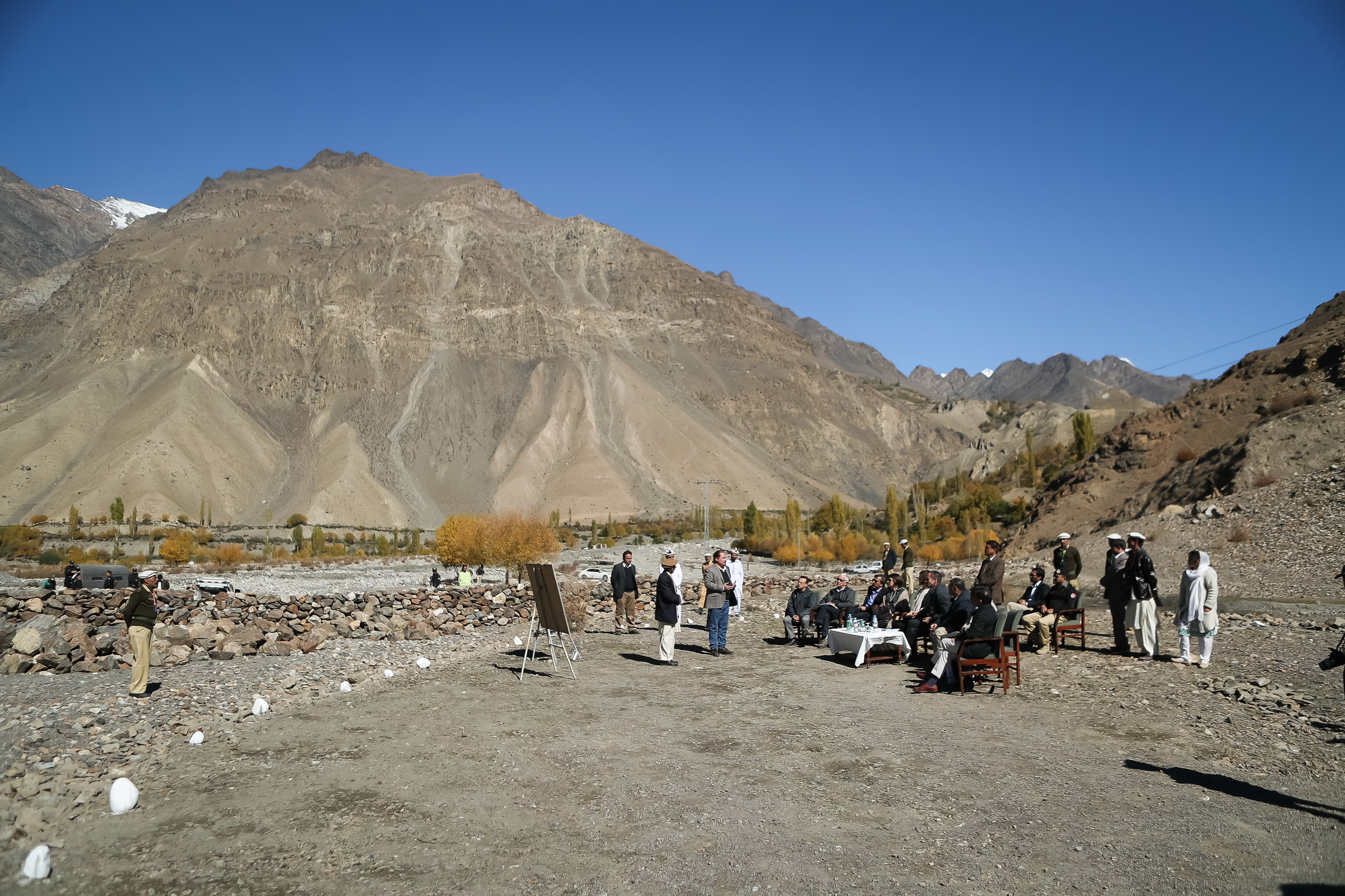Prince Rahim Aga Khan and Princess Salwa in Pakistan; Aga Khan Agency for Habitat AKAH Barakah